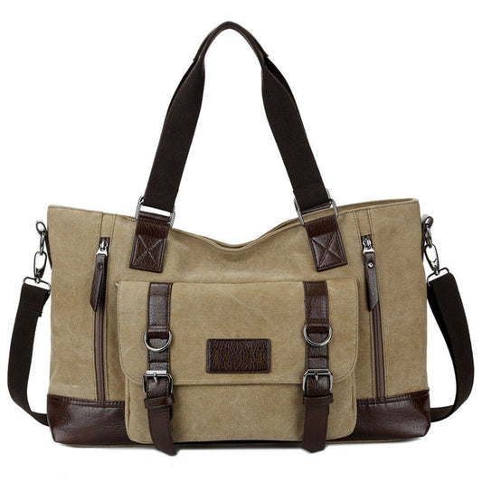 Canvas Men's One Shoulder Bag Crossbody Travel Handbag For Men - PrimeMalePrimeMalePrimeMale