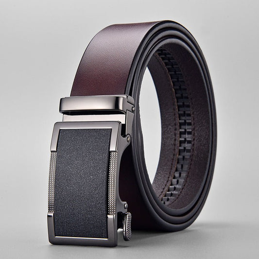 Men's Two - layer Leather Belt - PrimeMalePrimeMalePrimeMale
