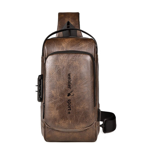 Retro Hong Kong Style Shoulder Messenger Bag For Men - PrimeMalePrimeMalePrimeMale